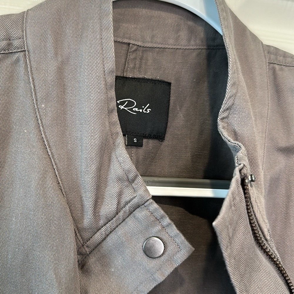 Rails Grey Rowen Military Jacket - - Picture 2 of 3